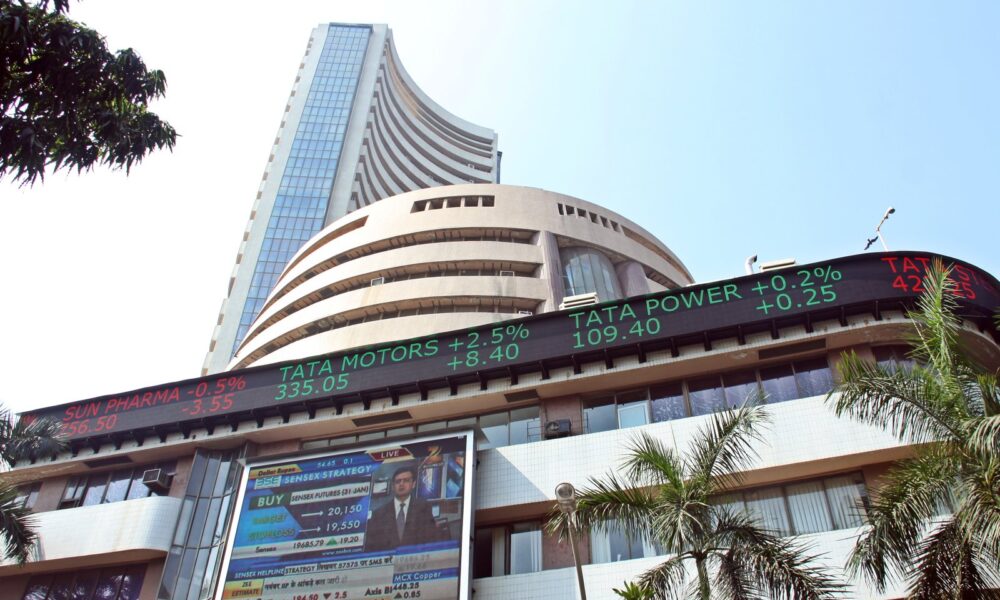 Bombay Stock Exchange building at Dalal Street, Mumbai