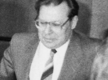 Valery Legasov photographed at the IAEA Chernobyl Post-Accident Review Meeting in Vienna, August 1986
